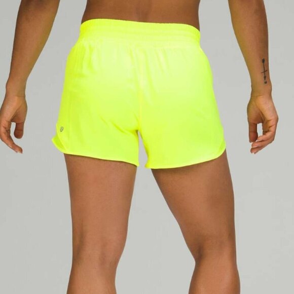 Lululemon Hotty Hot High-Rise Short 4" Highlight Yellow - Picture 8 of 8